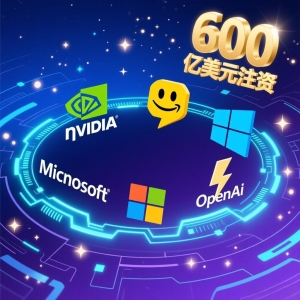 巨头联手：英伟达、亚马逊与微软拟向 OpenAI 注资 600 亿美元